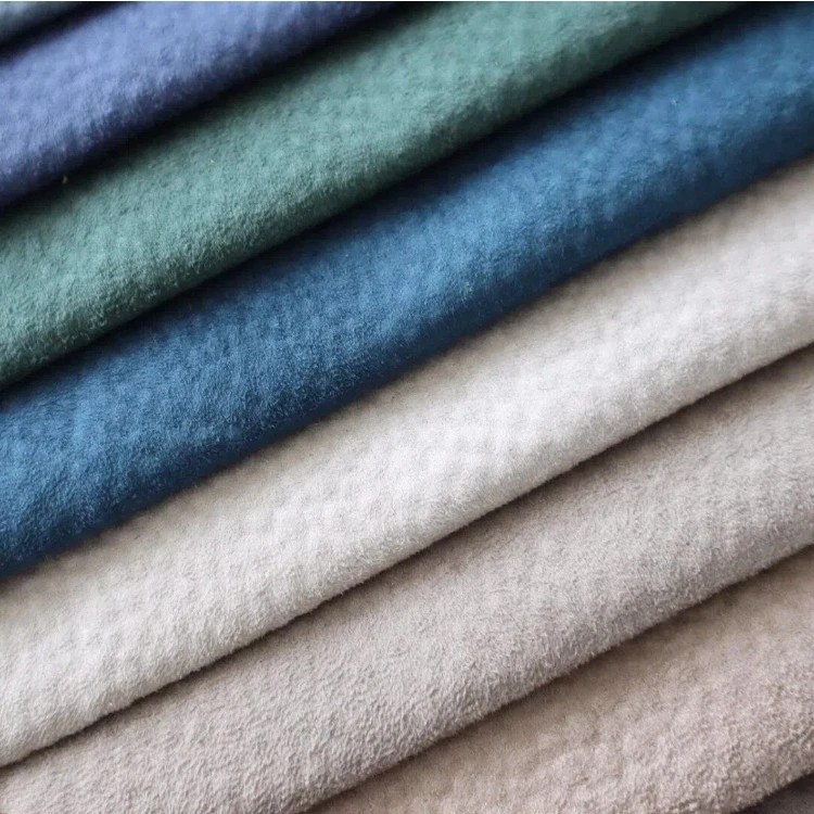 Seal Skin Embossed Microsuede Sofa Upholstery Fabric price